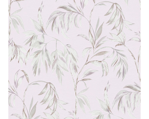 Papier peint intissé 37830-5 Attractive motifs feuilles rose