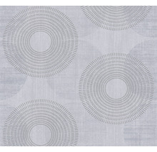 Vliestapete 37832-1 Attractive Kreise grau