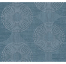 Vliestapete 37832-5 Attractive Kreise blau