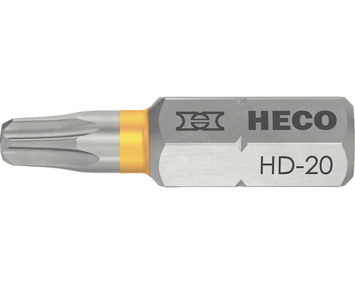 Embout Torx HECO HD-20, orange, 2 pièces