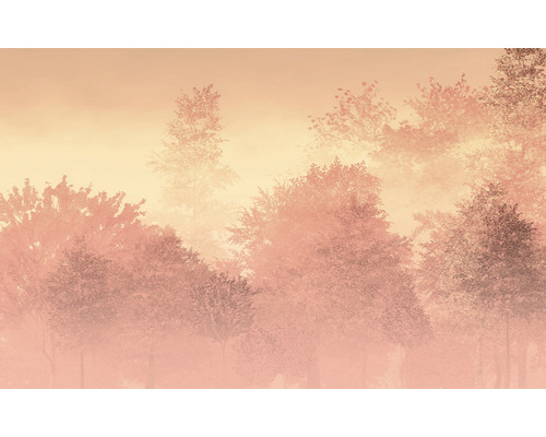 Papier peint panoramique intissé LJX8-062 Le Jardin Heartwood 8 pces 400 x 250 cm Papier peint décoratif forêt avec motif d''arbre