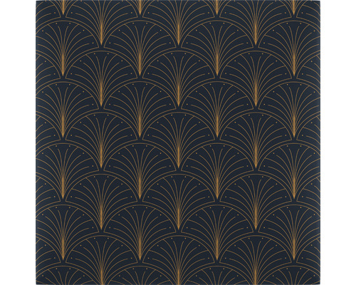 Carreau mural décoratif avec motif en éventail