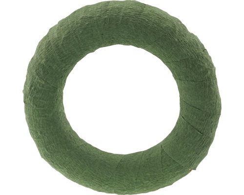 Couronne en papier crêpe Ø 26 cm vert