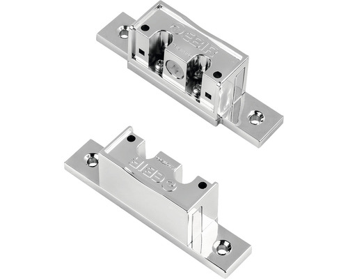 Zwei Türfallenstücke aus Metall für Türschlösser