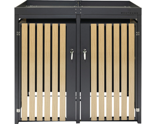 Westmann Mülltonnenbox für zwei Mülltonnen