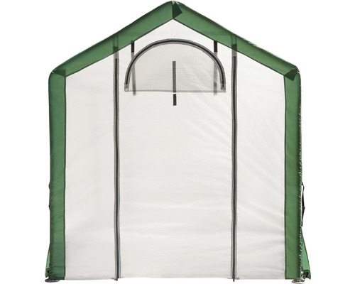 Gewächshaus mit Reißverschlusstür