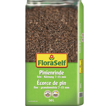 Pinienrinde fein 7-15 mm FloraSelf (45 Sack x 50 Liter = 2,25 m³) 1 Palette-thumb-1