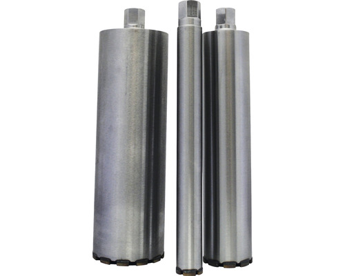 Trois carottes métalliques