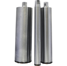 Trois carotteuses métalliques