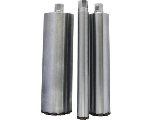 Trois carotteuses métalliques