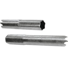 Zwei Metallrohrschlüssel für Ventile