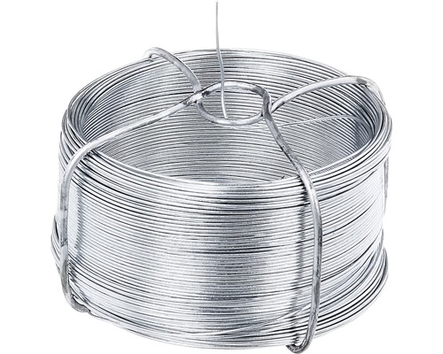 Drahtspule 1200, 0,8 mm/50 m, verzinkt Rolle Bindedraht aus Metall
