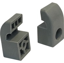 Fixation Aurlane gris pour élément latéral, 2 pièces DE134