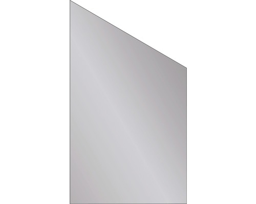 Elément de finition Vidrio verre 103x180/120 cm, gris