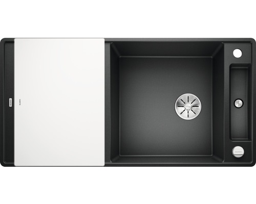 Spüle aus Verbundmaterial mit Schneidebrett