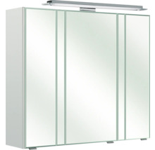 Spiegelschrank Pelipal 80 x 20 x 73 cm weiß hochglanz 3-türig LED IP 20