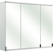 Spiegelschrank Pelipal 90 x 20 x 73 cm weiß hochglanz 3-türig IP 33