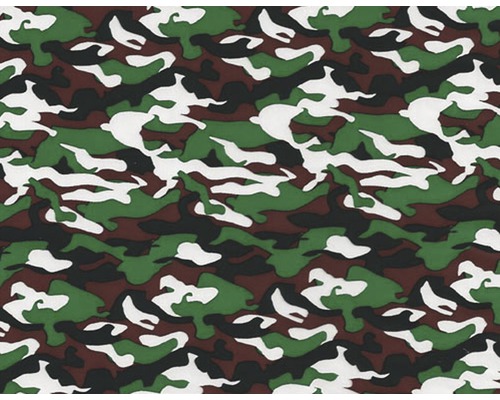 Film d'impression à l'eau Tarn CA-NR-003 vert 100 x 50 cm Motif camouflage
