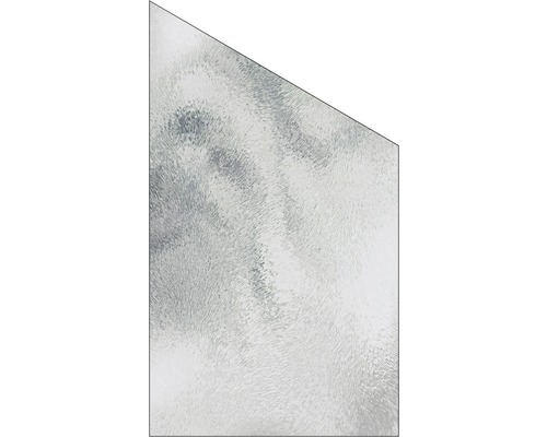 Elément de finition Vidrio verre à droite 103x180/120 cm, chinchilla