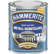 Peinture à effet martelé HAMMERITE Laque à effets gris foncé 250 ml