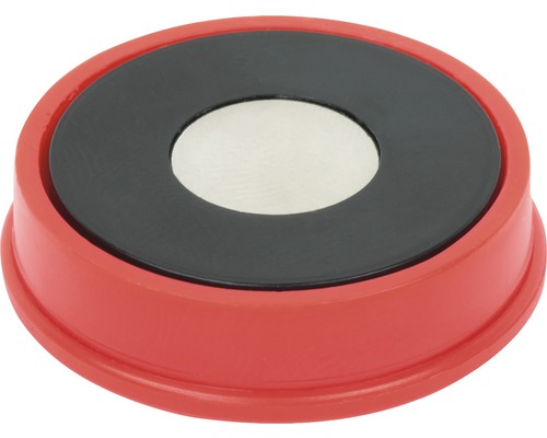 Pot magnétique rond avec perçage