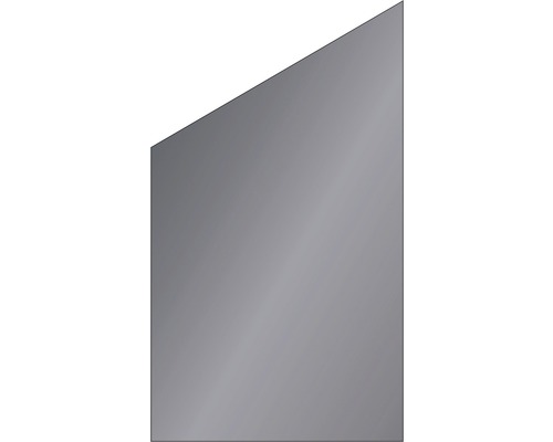Elément de finition Vidrio verre 103x180/120 cm, anthracite