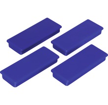 Aimants d'organisation 55x22,5 mm, bleu, lot de 4-thumb-0