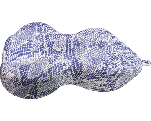 Coussin de nuque à motif peau de serpent