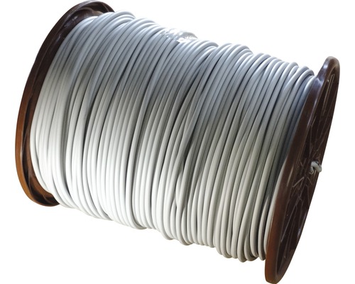 Rolle mit Installationsleitung