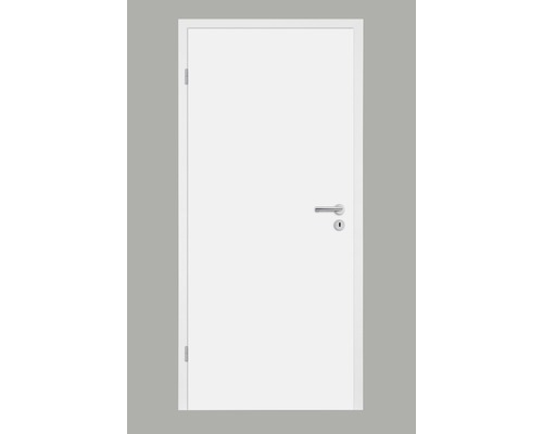 Zimmertür Pertura Soley Weißlack (ähnlich RAL 9010) 61,0x198,5 cm Links (Wabenkern)