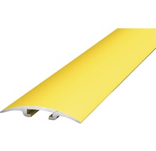 Gelbes Übergangsprofil aus Aluminium