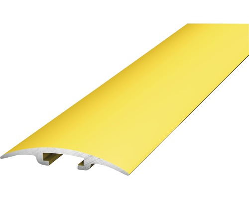 Barre de seuil Prinz D.O.S. aluminium or 30 x 2700 mm Profilé de transition jaune en aluminium