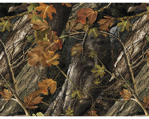 Film d'impression à l'eau camouflage CA-R-006 naturel 100 x 50 cm Film décoratif avec écorce d''arbre et feuilles