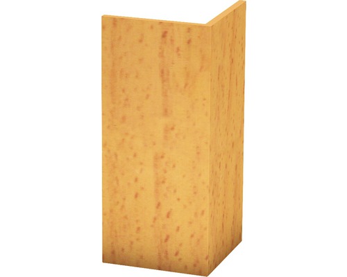 Prinz PVC Winkelprofil hart buche 20 x 20 mm x 2,5 m Eckprofil aus Holz