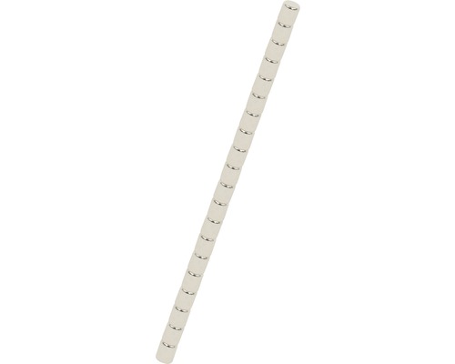 Aimant en bâtonnet composé d''anneaux magnétiques individuels