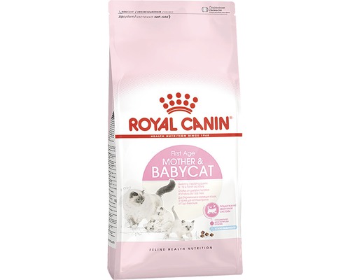 Croquettes pour chats, ROYAL CANIN Babycat 34, 2 kg Paquet d''aliments pour chats Royal Canin Mother and Babycat
