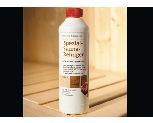 Sauna Universalreiniger Weka 500 ml für Saunen und Infrarotkabinen