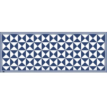 Fußmatte mit geometrischem Dreiecksmuster