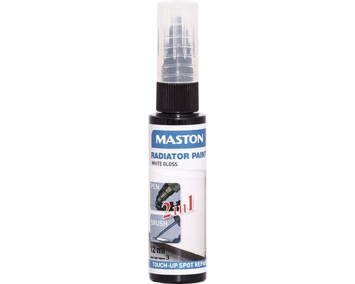 Maston Lackstift Radiator paint glänzend weiss 12 ml Maston Heizkörperlack Weiß Glänzend, 12 ml Flasche mit Pinsel und Stift