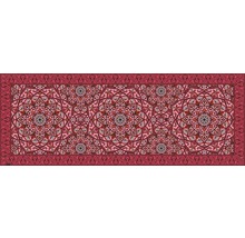 Teppich mit floralem Medaillonmuster