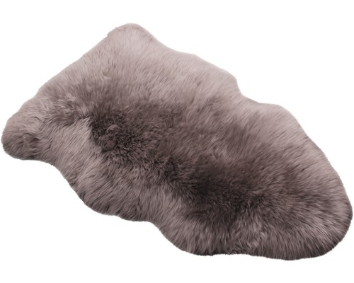 Grauer Schaffell-Teppich für den Innenbereich