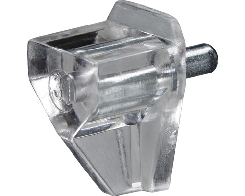 Support d''étagère en plastique avec tige en métal