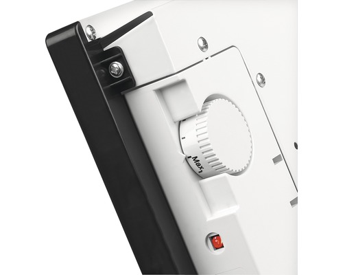 Vue détaillée d''un appareil de chauffage avec régulateur de température