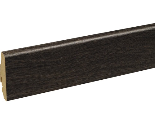 SKANDOR Sockelleiste Eiche dunkel FOEI467 FU60L 19 x 58 x 2400 mm Sockelleiste aus Holz