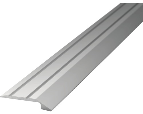 Arrêt de bord aluminium argenté autocollant 30 x 2700 mm