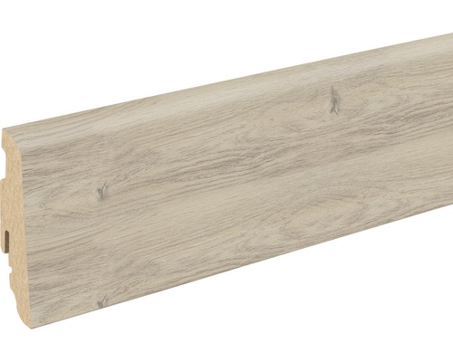 SKANDOR Sockelleiste Eiche Calais FOEI811 FU60L 19 x 58 x 2400 mm Sockelleiste mit Holzoptik