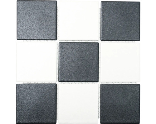 Mosaïque en céramique RAT 148 30x30 cm noire blanche