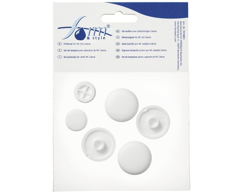 Set de tampons pour abattants de WC Cabras