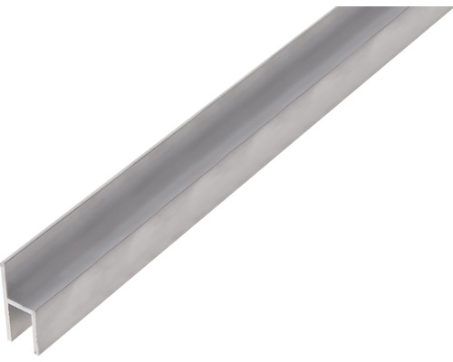 Stuhlprofil Alu silber eloxiert 26x11x1,5x8 mm, 1 m Aluminiumprofil für Bauprojekte