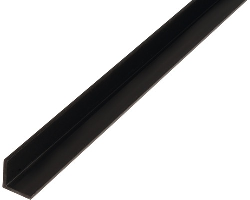 Profilé d'angle PVC noir 10x10x1 mm, 2,6 m Profilé cornière